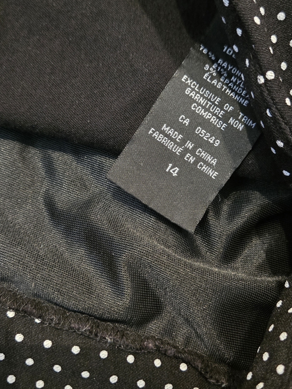 S.C. & Co. Black & White Polka Dot Shorts - Picture 6 of 7